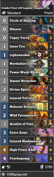 Combo Priest #69 Legend - Ramses__hs