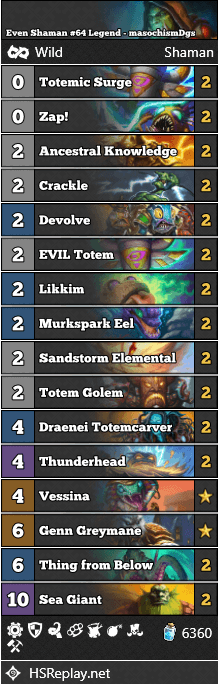 Even Shaman #64 Legend - masochismDgs