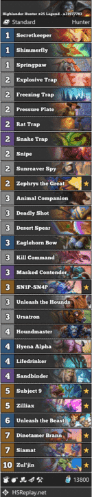 Highlander Hunter #25 Legend - a31977783