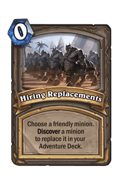 Hiring Replacements