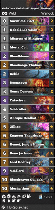Mecha'thun Warlock #153 Legend - bmking69