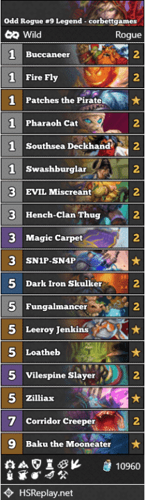 Odd Rogue #9 Legend - corbettgames