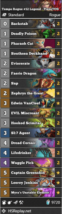 Tempo Rogue #12 Legend - PizzaTCG