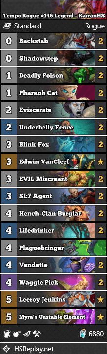 Tempo Rogue #146 Legend - RarranHS