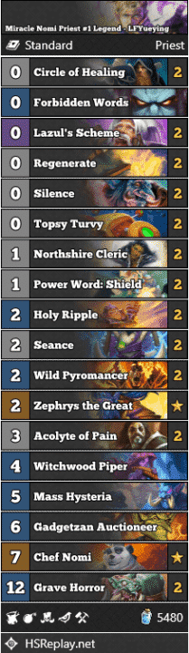 Miracle Nomi Priest #1 Legend - LFYueying