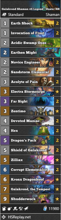 Galakrond Shaman #6 Legend - Ouate_HS