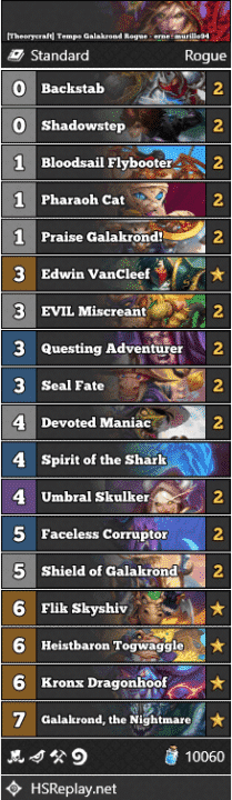 [Theorycraft] Tempo Galakrond Rogue - erne_murillo94