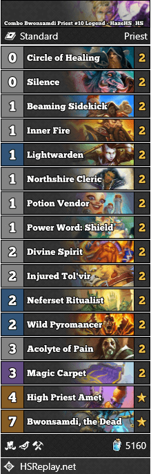 Combo Bwonsamdi Priest #10 Legend - HazeHS_HS