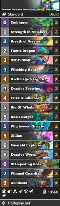 Embiggen Big Dragon Beast Druid #8 Legend - Bunnyhoppor