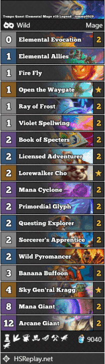 Tempo Quest Elemental Mage #19 Legend - tommy0929