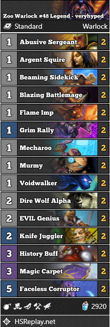 Zoo Warlock #48 Legend - veryhyped