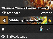 Whizbang Warrior #1 Legend - tylerootd