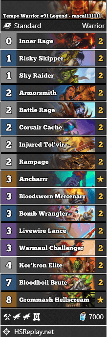 Tempo Warrior #91 Legend - rascal111111