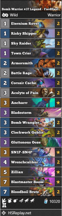 Bomb Warrior #37 Legend - FardHast