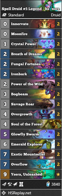 Spell Druid #5 Legend - hs_nore