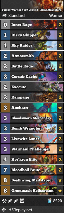 Tempo Warrior #159 Legend - BrianMayeshiro