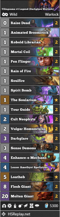 Yilingsama #1 Legend (Darkglare Warlock)