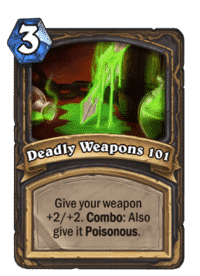 Deadly Weapons 101