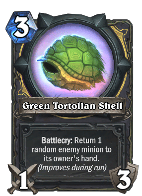 Green Tortollan Shell