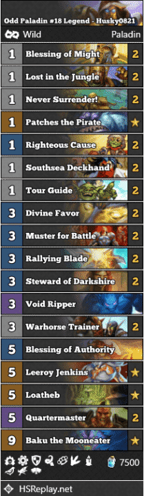 Odd Paladin #18 Legend - Husky0821