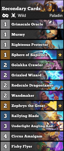 Murloc Paladin - Secondary Cards