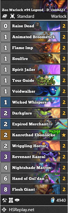 Zoo Warlock #94 Legend - D_con0223