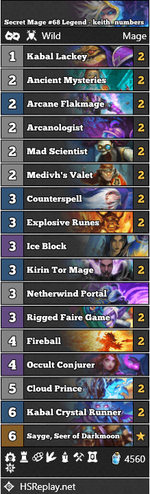 Secret Mage #68 Legend - keith_numbers