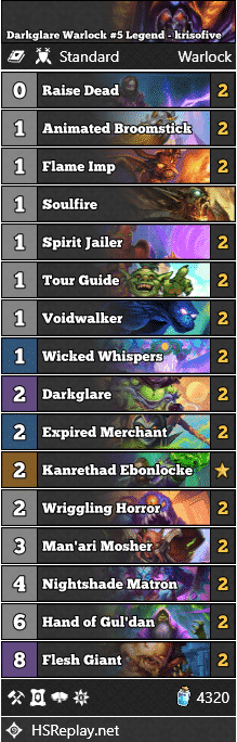 Darkglare Warlock #5 Legend - krisofive