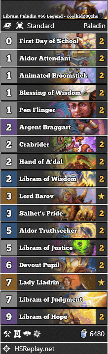 Libram Paladin #66 Legend - coolkid2001hs