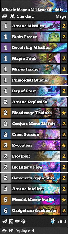 Miracle Mage #214 Legend - thijs
