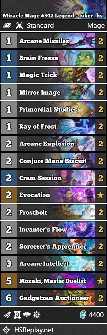 Miracle Mage #342 Legend - luker_hs