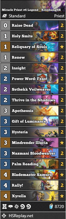 Miracle Priest #6 Legend - XilinhungHS