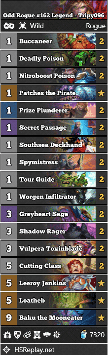 Odd Rogue #162 Legend - Tripy096