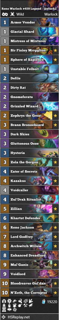 Reno Warlock #459 Legend - jayluck2