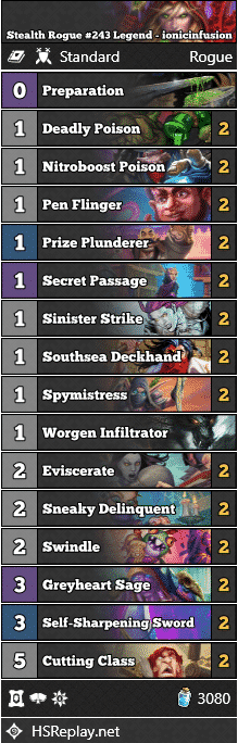 Stealth Rogue #243 Legend - ionicinfusion