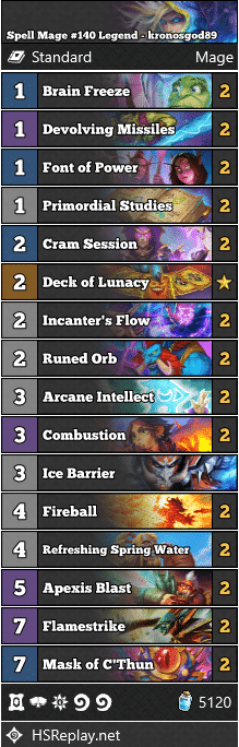 Spell Mage #140 Legend - kronosgod89