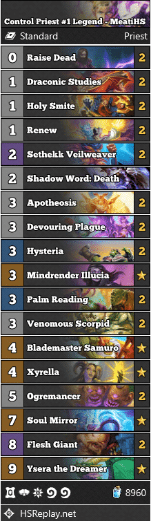 Control Priest #1 Legend - MeatiHS