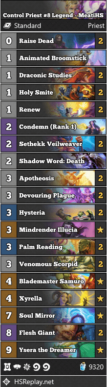 Control Priest #8 Legend - MeatiHS