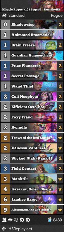 Miracle Rogue #103 Legend - RusinhoHS