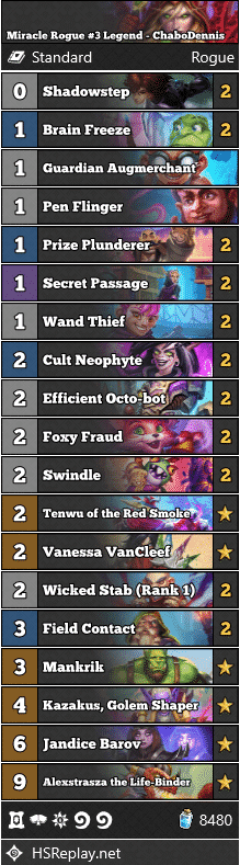 Miracle Rogue #3 Legend - ChaboDennis