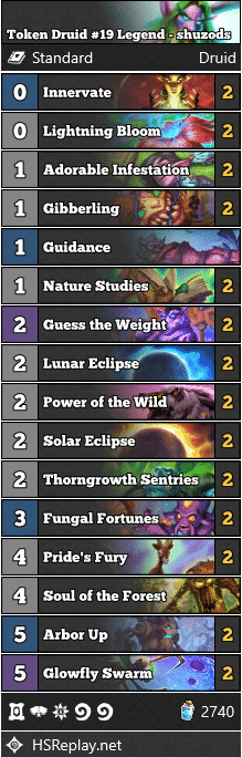 Token Druid #19 Legend - shuzods