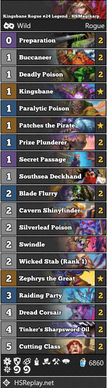 Kingsbane Rogue #24 Legend - HSMagikarp