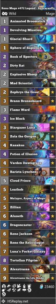 Reno Mage #472 Legend - hynracanfly