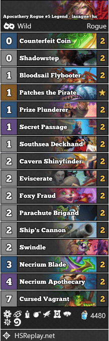 Apocathery Rogue #5 Legend - lasagne_hs