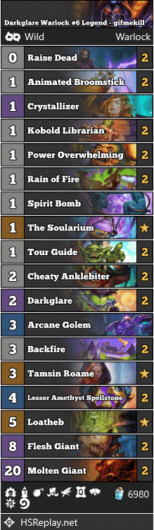 Darkglare Warlock #6 Legend - gifmekill