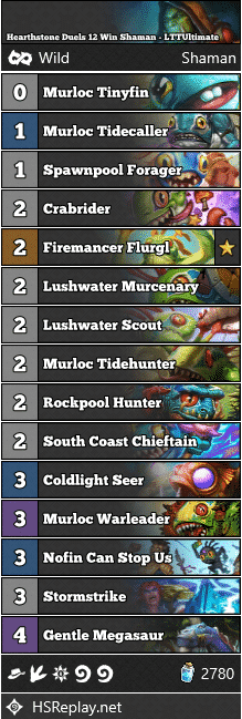 Hearthstone Duels 12 Win Shaman - LTTUltimate