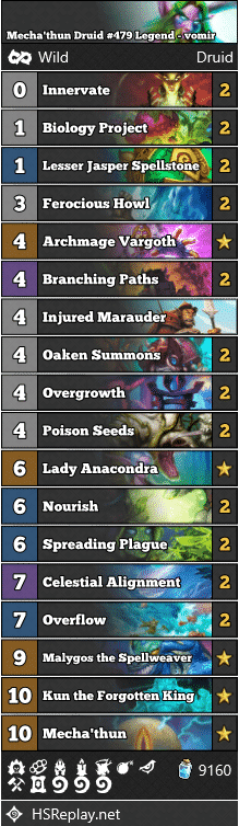 Mecha'thun Druid #479 Legend - vomir