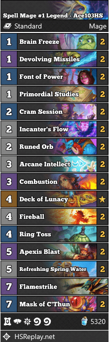 Spell Mage #1 Legend - Ace103HS