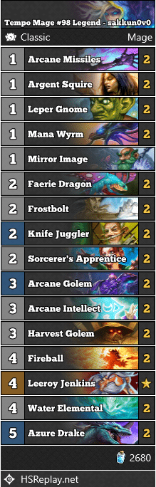 Tempo Mage #98 Legend - sakkun0v0