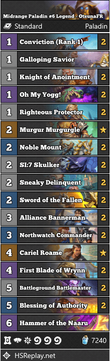 Midrange Paladin #6 Legend - OtsunaFR